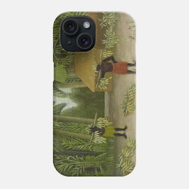 Banana Harvest by Henri Rousseau Phone Case by Classic Art Stall