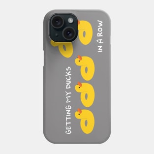 Ducks In A Row Phone Case