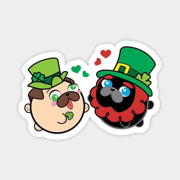 Poopy & Doopy - Saint Patrick's Day Magnet by Poopy_And_Doopy