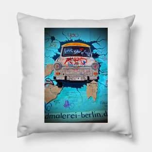 Artwork Street Art Berlin Wall Germany Pillow