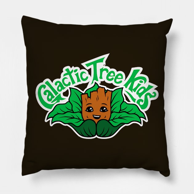 Galactic Tree Kids Pillow by blairjcampbell