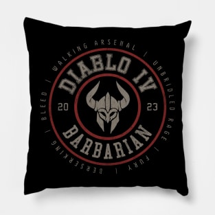 Diablo IV Barbarian Pillow