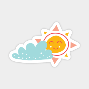 Happy Sun Magnet