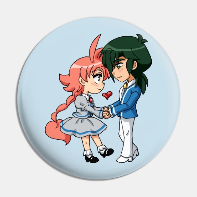 Princess Tutu Fakiru Heart Pin by amissapanda