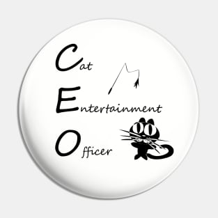 Cat Entertainment Officer Pin