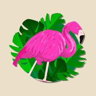 flamingo art T-Shirt