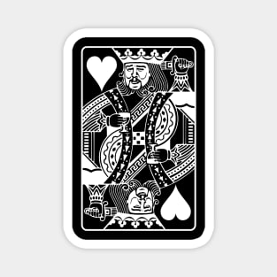 Leo Poker Face Magnet