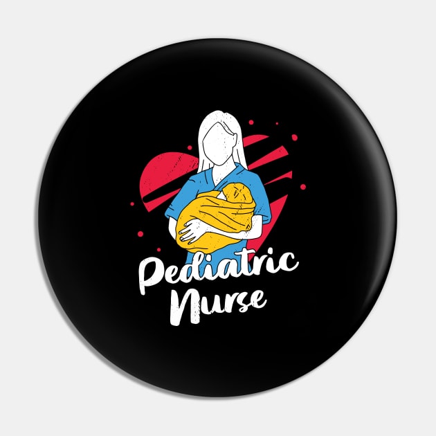 Nursing Certified Pediatric Nurse Gift Pin by Dolde08
