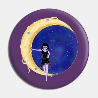 Moon Goddess Pin