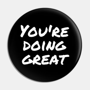 You're doing great Pin