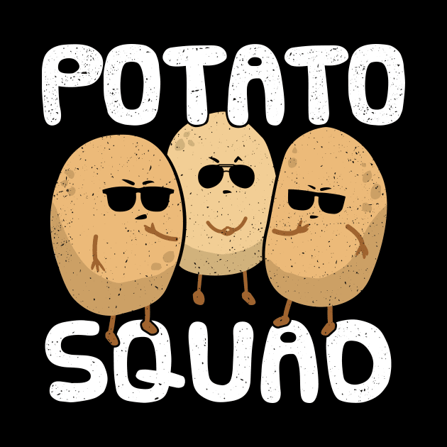 Potato Squad Shirt - Funny Potato Sunglasses by propellerhead