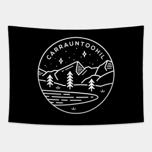 Carrauntoohil Ireland Emblem - Black Tapestry