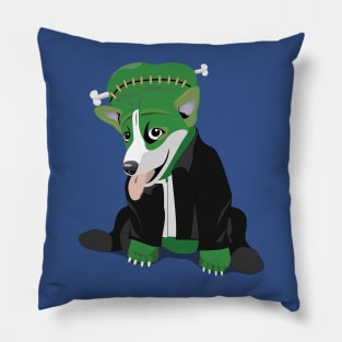 Corgi Frankenstein Pillow