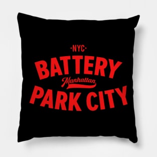 Battery Park City Manhattan: Urban Chic in New York City Pillow