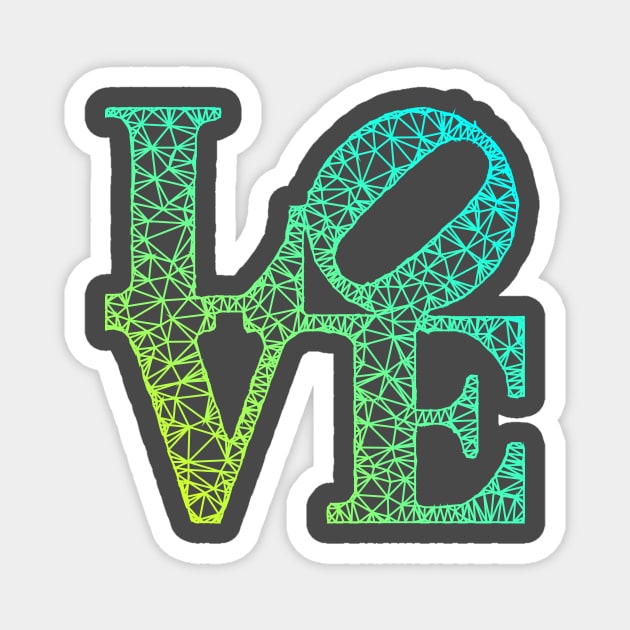 LOVE (Robert Indiana) Magnet by TRIME