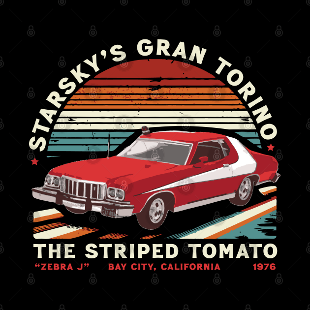 Starsky's Gran Torino /// Vintage 70s Fan Design by Trendsdk