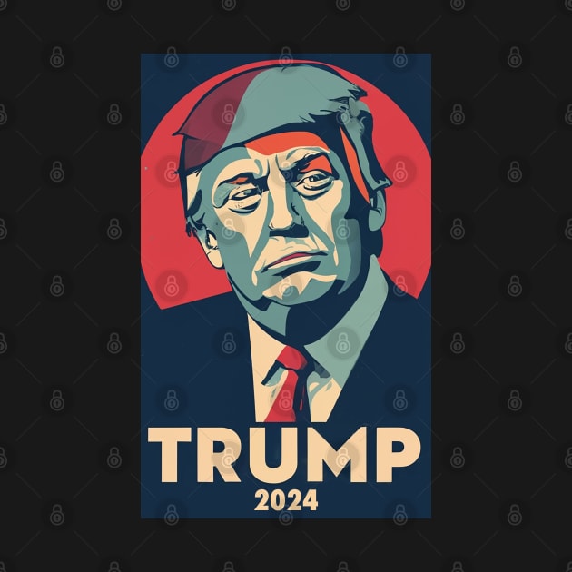 Trump 2024 by Dysfunctional Tee Shop