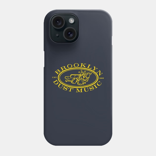 Brooklyn Dust Music (gold) Phone Case by Joada