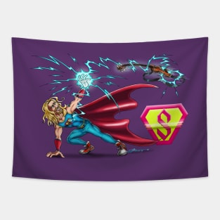 SuperShaw In Action Tapestry