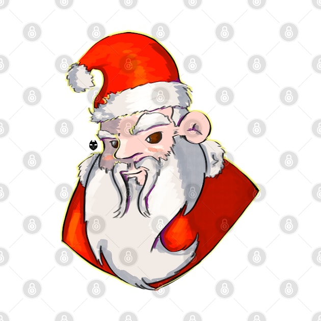 Santa Claus face by GhoneamArt