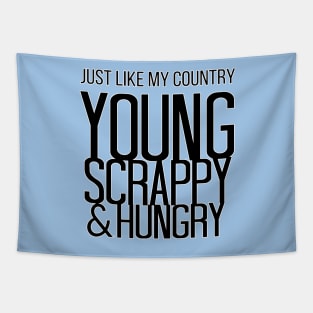 Young Scrappy Hungry Tapestry