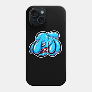 The Blobs - Depressed Blue Monster Phone Case