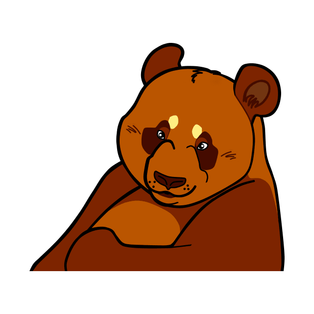 The Best Brown Panda Bear by RockyHay