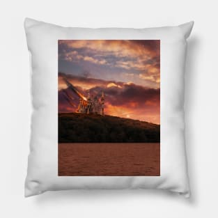 Castle Asteroids Pillow