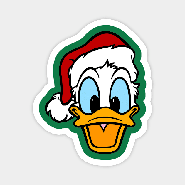 Donald Duck Chirstmas Magnet by Wyld Bore Creative