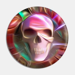 Glowing skull Pin