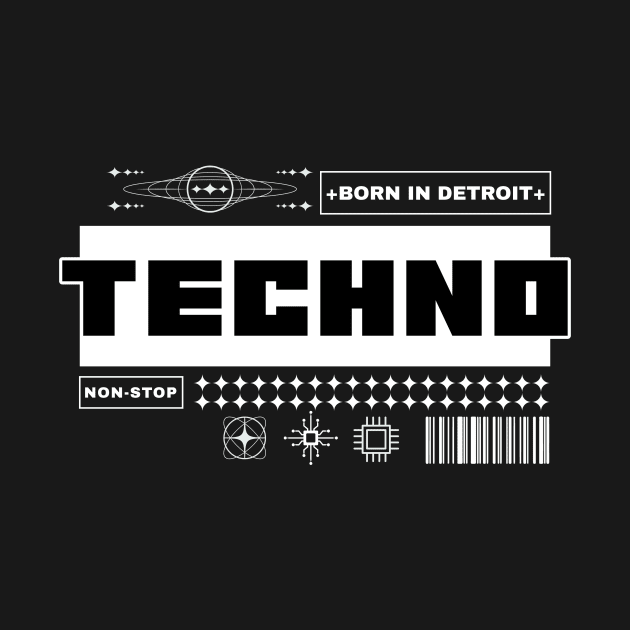 TECHNO  - Born In Detroit by DISCOTHREADZ 