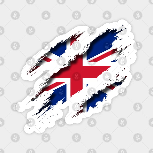 Great Britain Shredding Magnet by blackcheetah