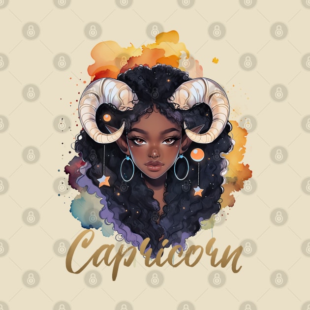 Zodiac - Capricorn by T-shirt Factory