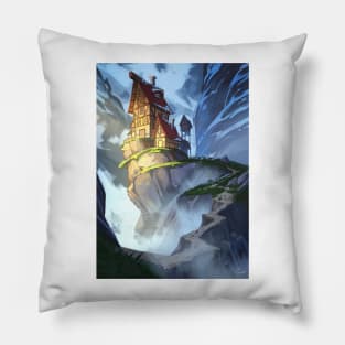 House in the mountains Pillow