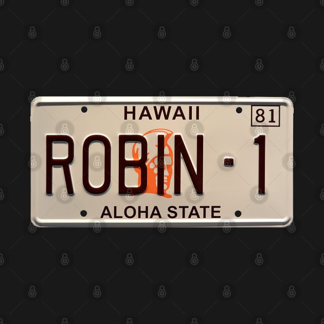 Magnum P.I. License Plate by RetroZest