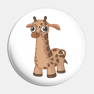 Squish the Giraffe Pin