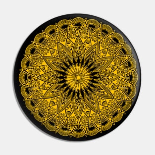 Mandala (gold) Pin