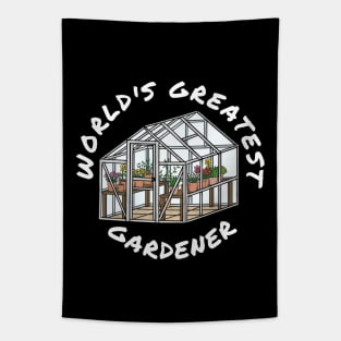 World's Greatest Gardener Gardening Horticulturalist Tapestry