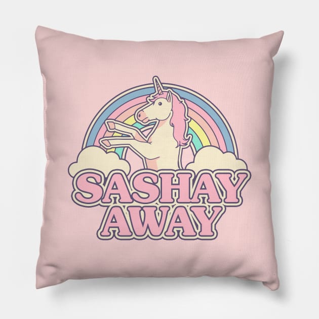 Sashay Away Pillow by thiagocorrea