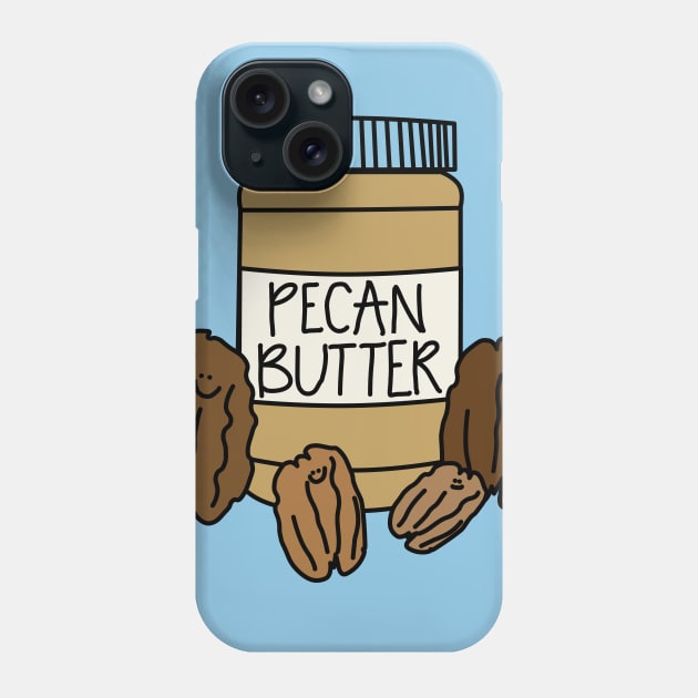 Pecan butter Phone Case by My Bright Ink