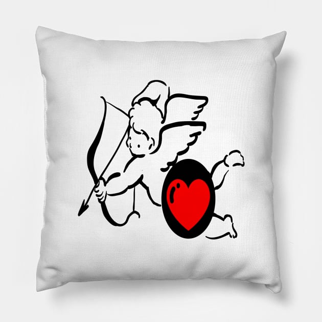 cupid Pillow by FromBerlinGift