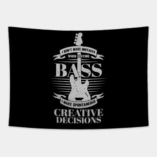 Funny Bass Guitar Music Bassist Gift Tapestry