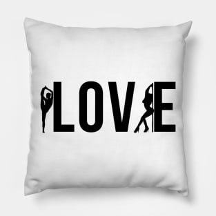 Love - Pole Dance Design Pillow