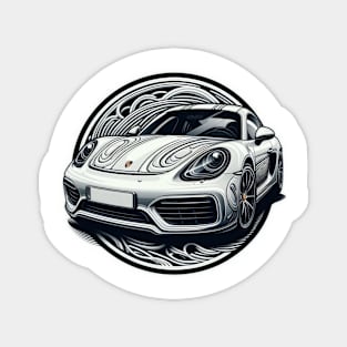 Porsche 718 Cayman Magnet