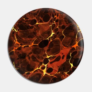 Abstract Marbling Pattern Pin