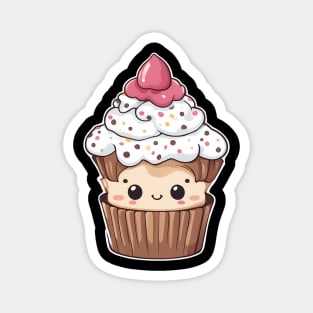 Funny Cupcake Kawaii Magnet