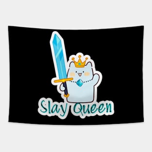 Queen Felicity Clawstrike - Slay Queen Tapestry