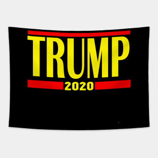 Trump 2020 Yellow Tapestry