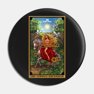 The Goddess Rhiannon The Sun Tarot Card Pin