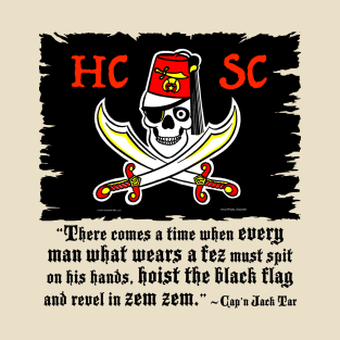 HCSC Jolly Roger & Cap'n Jack Tar Quote T-Shirt